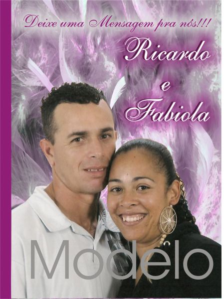 caderno de mensagens para os noivos